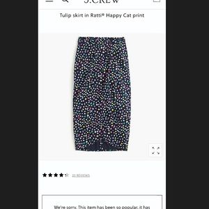 Cute  J. Crew tulip skirt